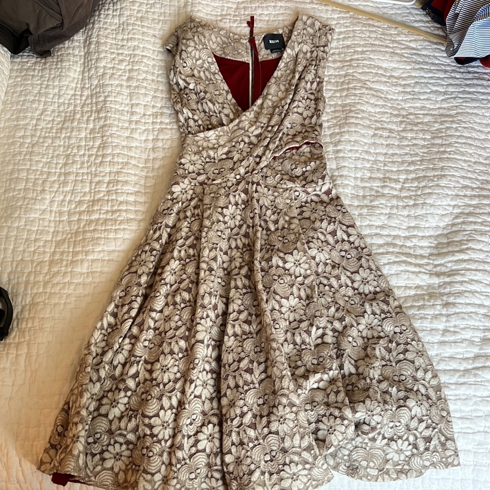 Anthropologie lace wrap dress